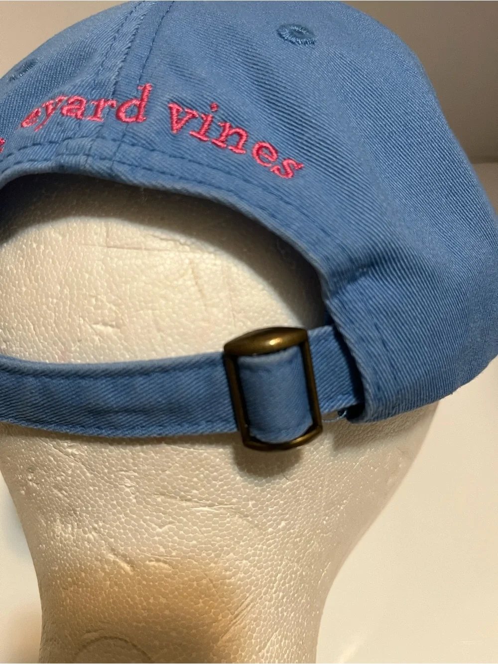 Vineyard Vines Light Blue Cap with Pink Whale - Men Swim